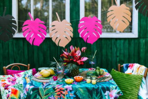 caribbean-themed-party -décorations