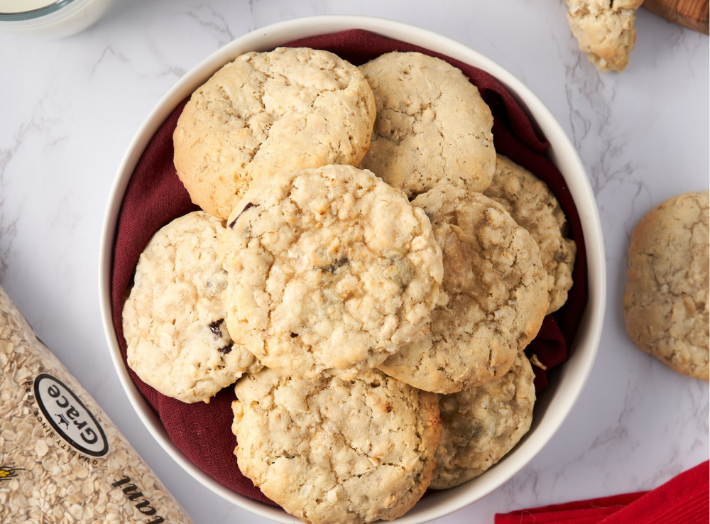Caribbean Inspired Coconut Oatmeal Cookies F