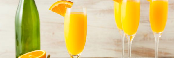 Coconut Mimosa Mixed Drink