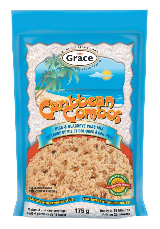 grace caribncombos riceblackeyedpeas